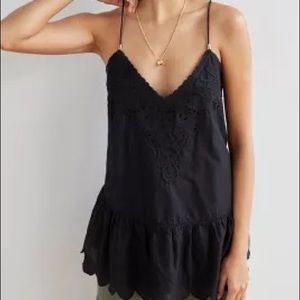 Let Me Be Lace Peplum Tank - Anthropologie